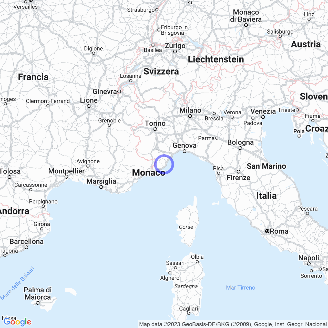 Mappa di San Gregorio in Stellanello