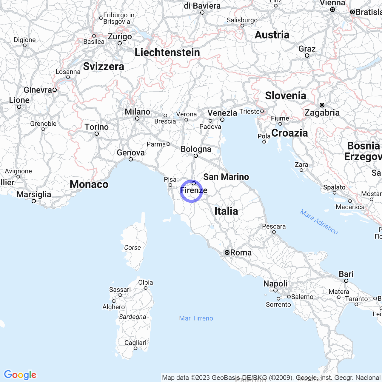 Mappa di Magliano in Tavarnelle Val di Pesa