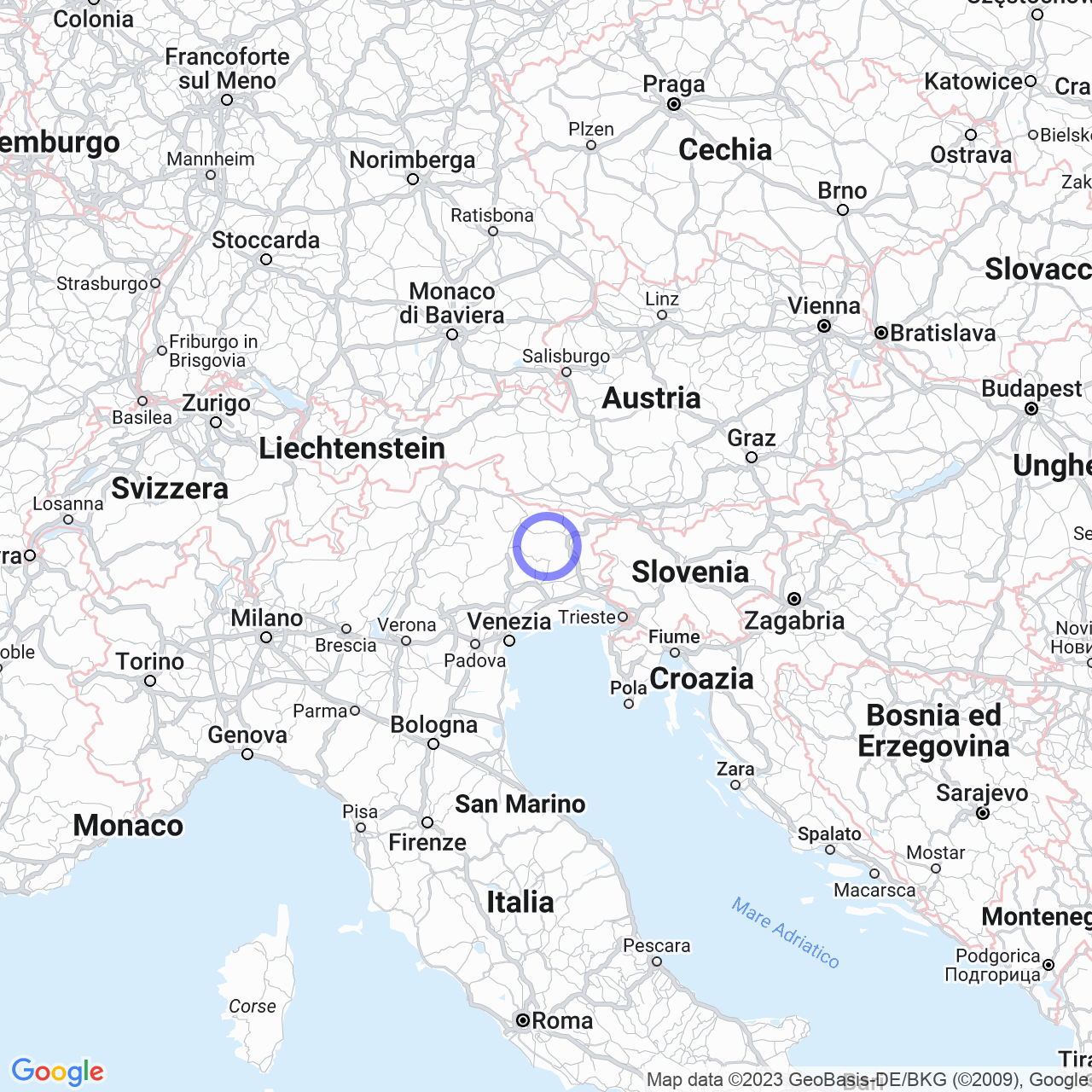 Mappa di Campone in Tramonti di Sotto