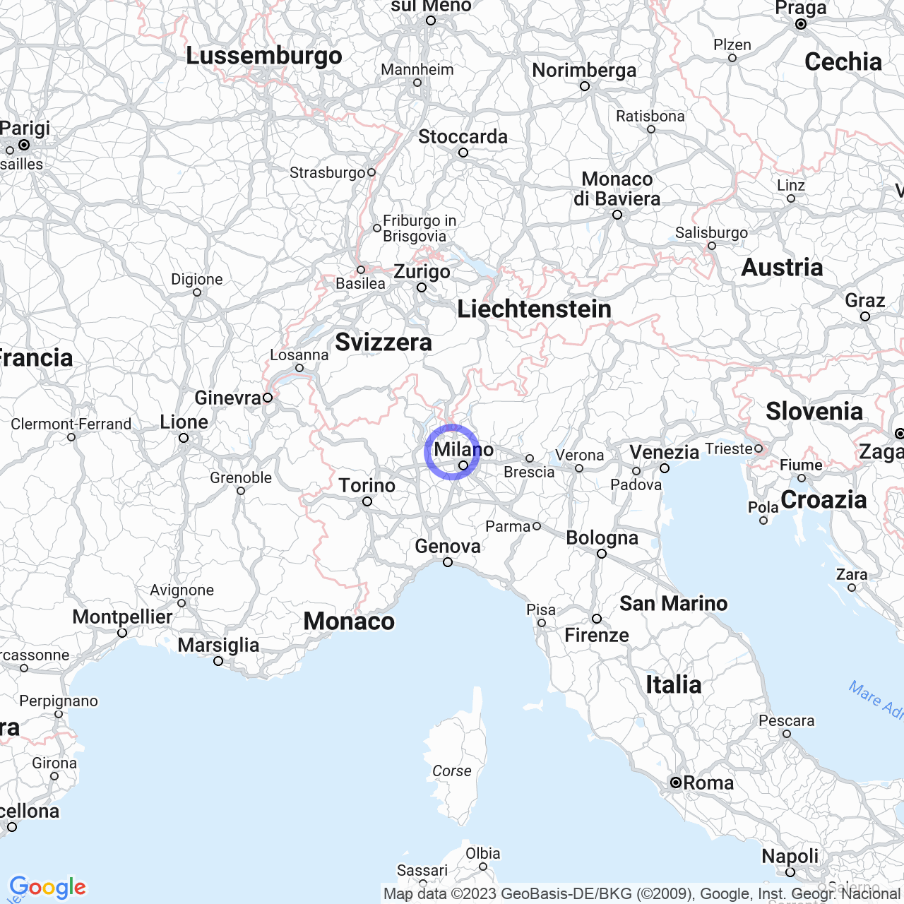 Mappa di Cascina Malpaga in Uboldo