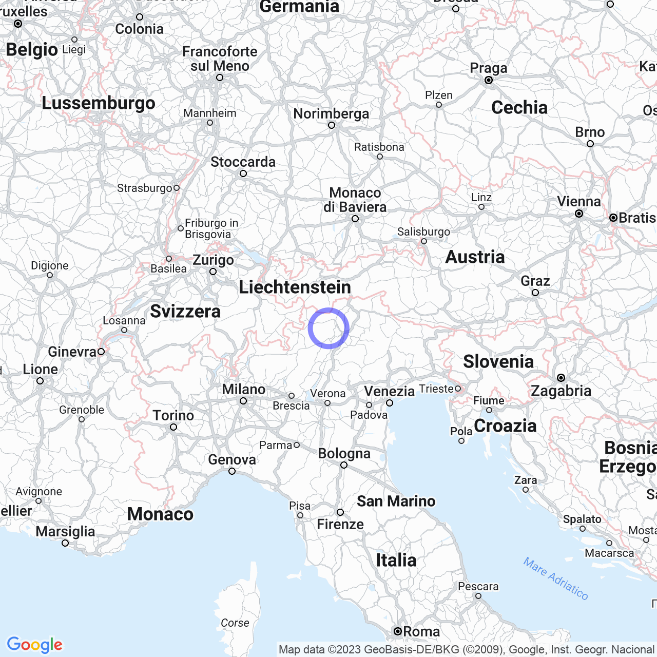 Mappa di Zona Industriale San Nicol_ in Ultimo