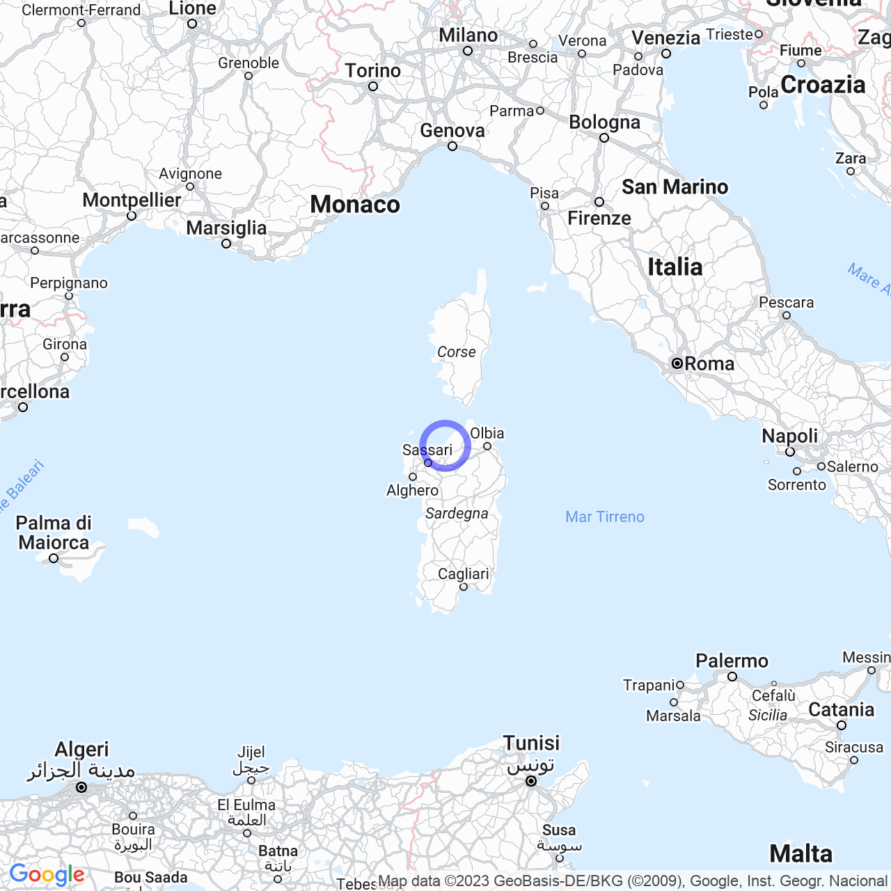 Valledoria: municipality in Sardinia on the Gulf of Asinara.