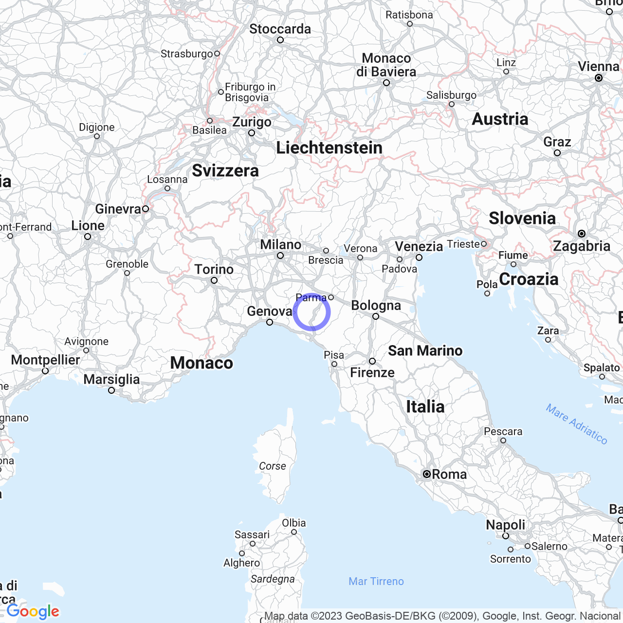 Mappa di Sozzi in Valmozzola