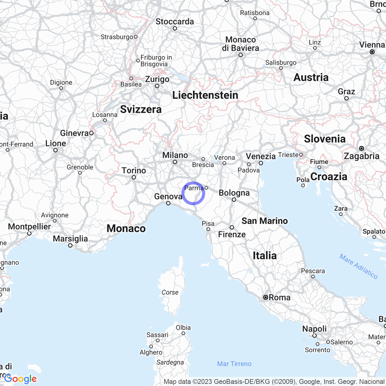 Mappa di Franchini in Varsi